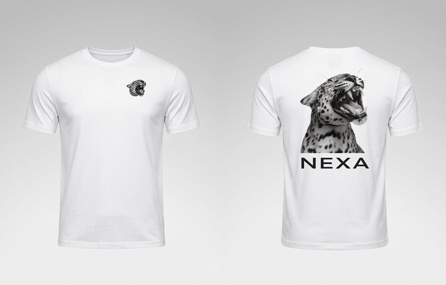 NEXA Core Leopard White T-Shirt