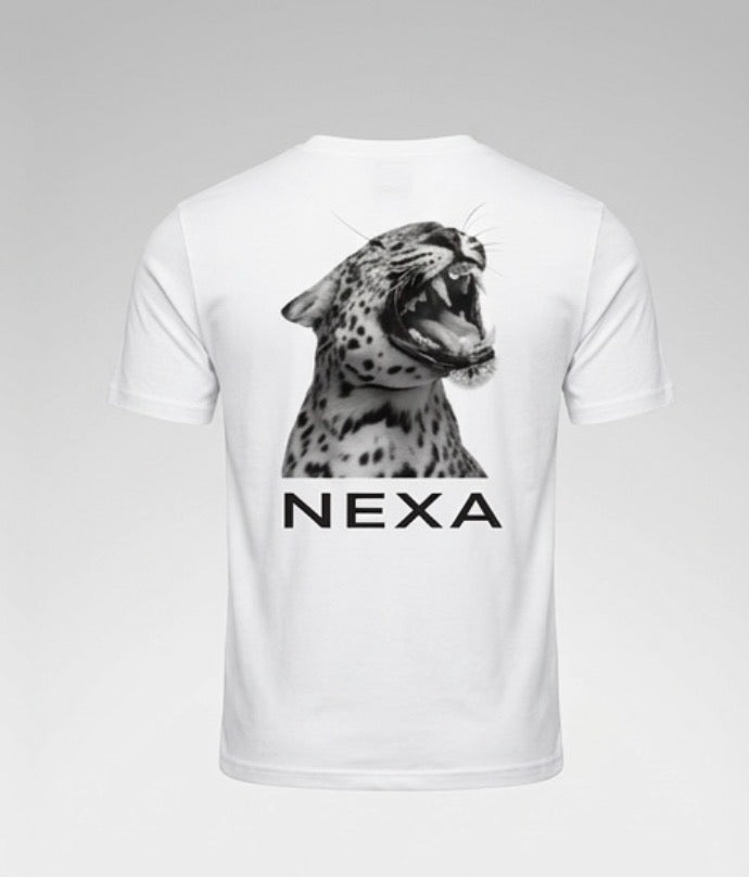 NEXA Core Leopard White T-Shirt